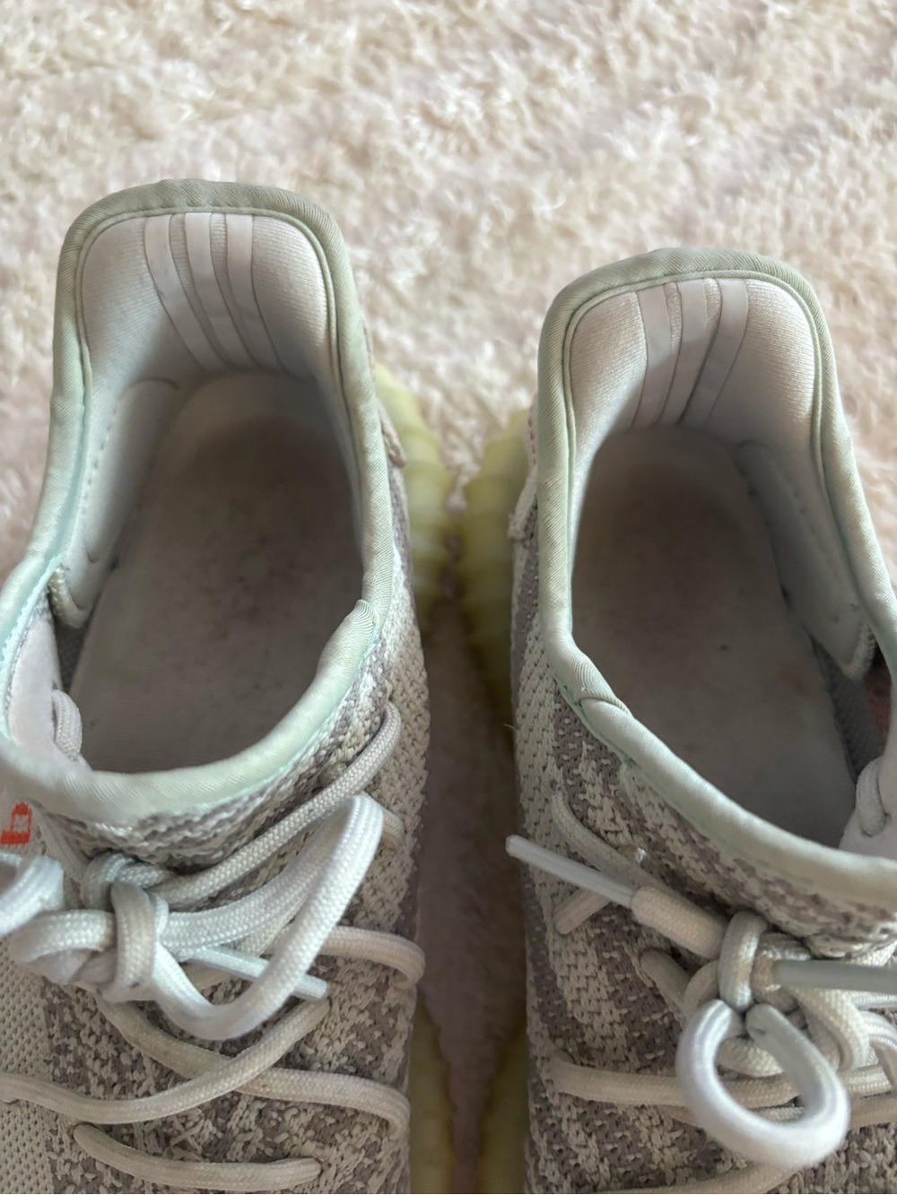 Adidas Yeezy Boost 350 V2 Men Gray Blue Tint Sneakers Size 7.5 - Picture 8 of 12